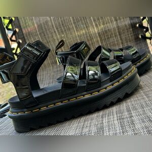 Dr Martens Black Sandals